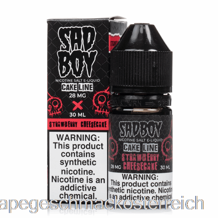 Erdbeer-Käsekuchen – Sadboy-Salze – 30 Ml, 48 Mg Vape-Geschmack